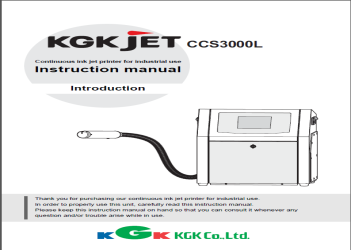 CCS3000L Instruction Manual