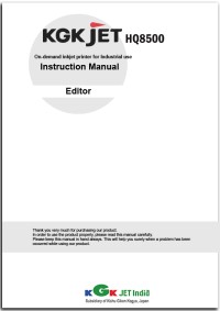 HQ8500  Instruction Manual -Editor